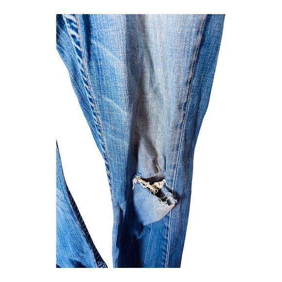 BKE Denim Womens Kate Bootcut Jeans Size 28x31.5 Blue Distressed Medium Wash - Picture 2 of 6